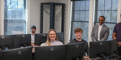 Officials from the North Carolina Department of Information Technology visit the Carolina Cyber Center of Montreat College to discuss cybersecurity initiatives